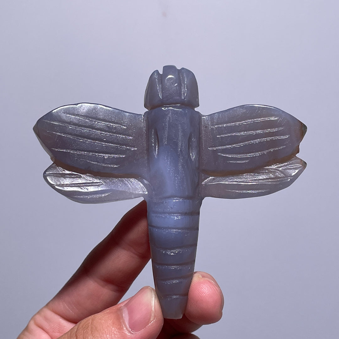 Agate Geode Dragonfly