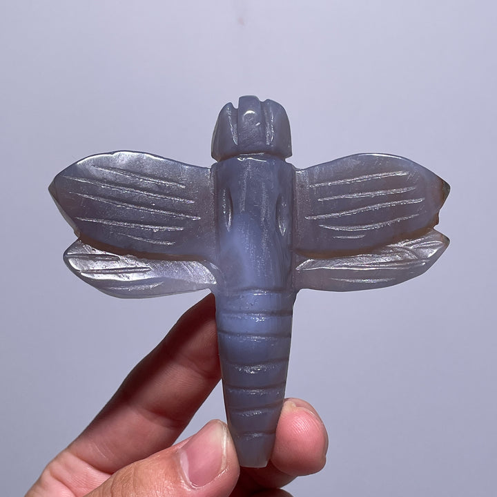 Agate Geode Dragonfly