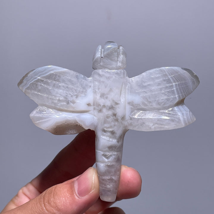 Agate Geode Dragonfly