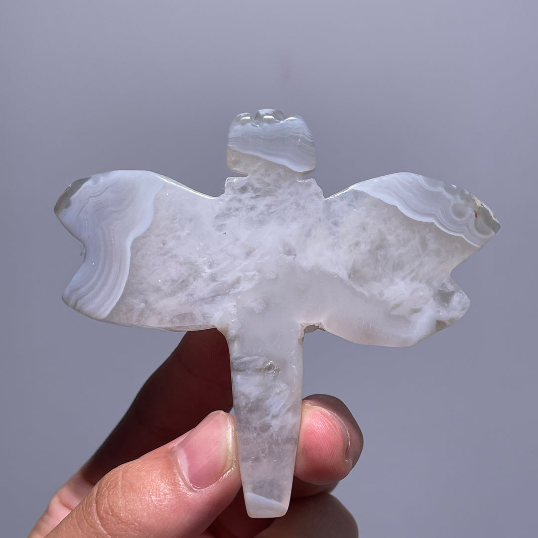 Agate Geode Dragonfly