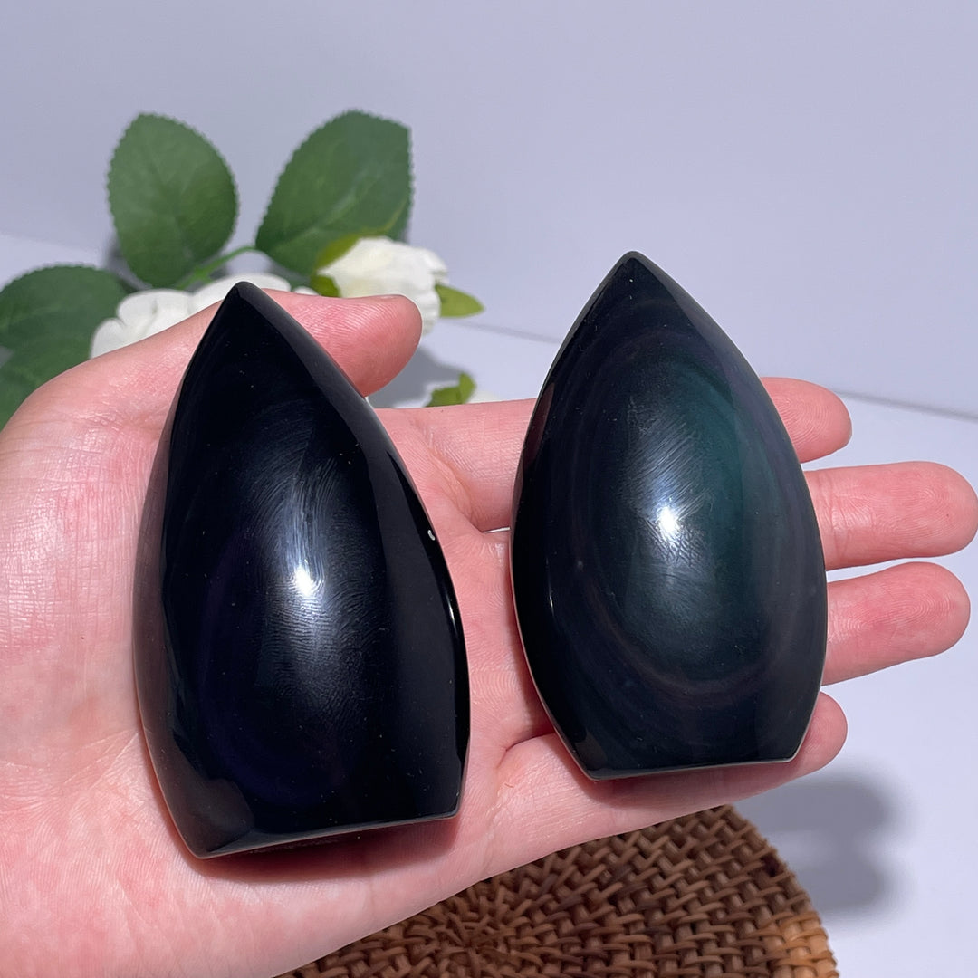 Rainbow Obsidian Teardrop