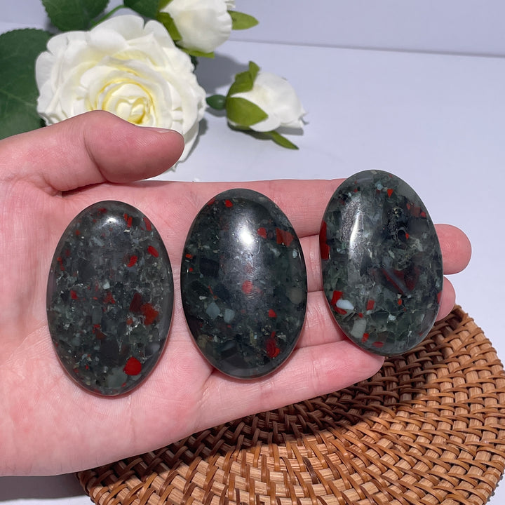 African Bloodstone  Palm Stone