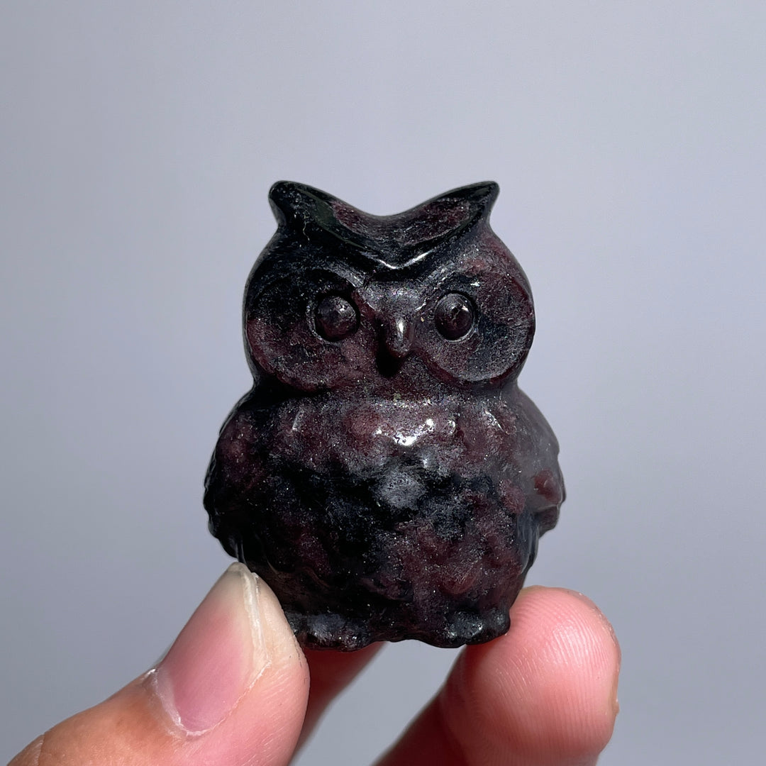 Crystal Owl Carving