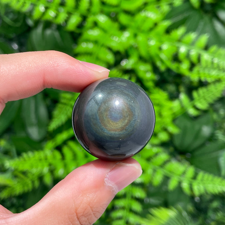 Rainbow Obsidian Sphere