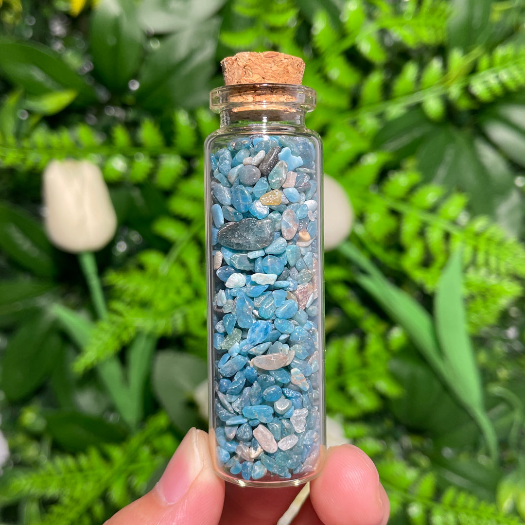 Crystal Gemstone Chips Drifting Bottle