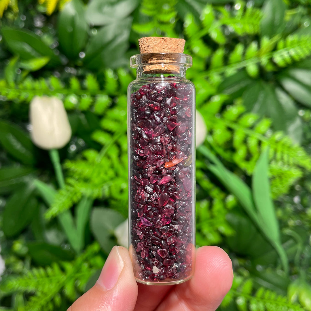 Crystal Gemstone Chips Drifting Bottle