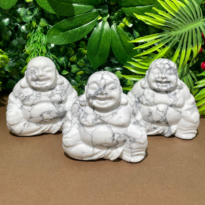 Howlite Buddha