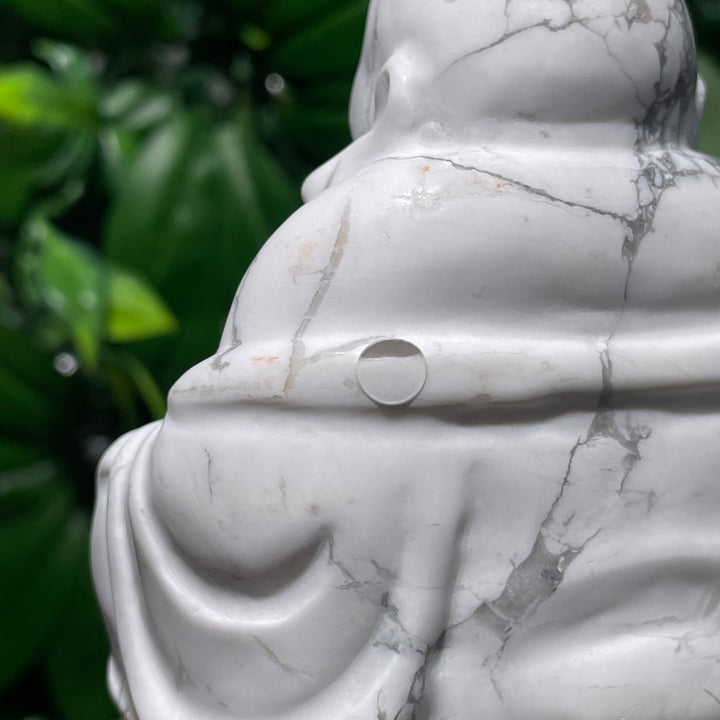 Howlite Buddha