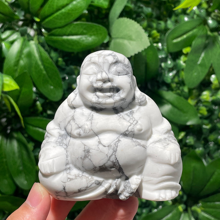 Howlite Buddha