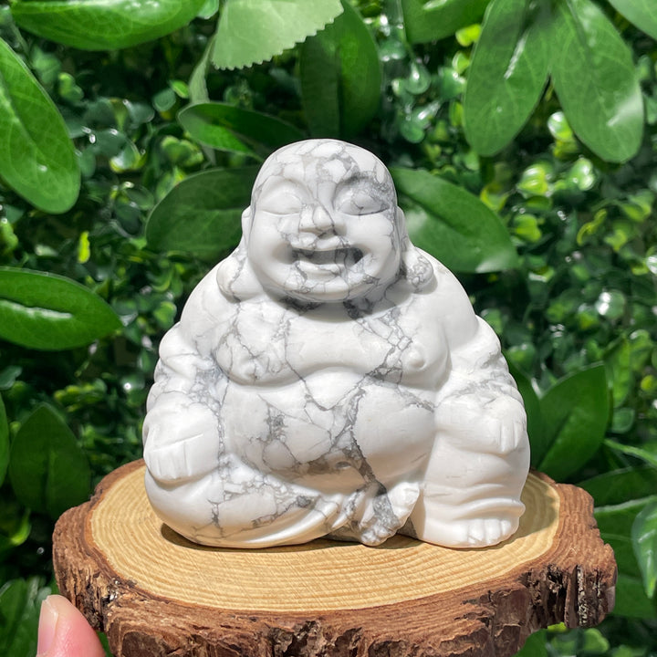 Howlite Buddha