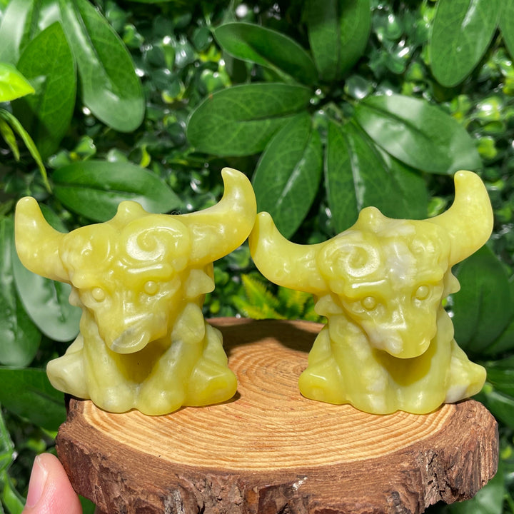 Serpentine Qilin Ox