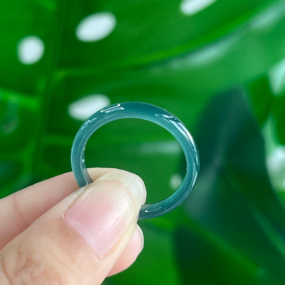 Jadeite Ring, S925,Non-Resizable
