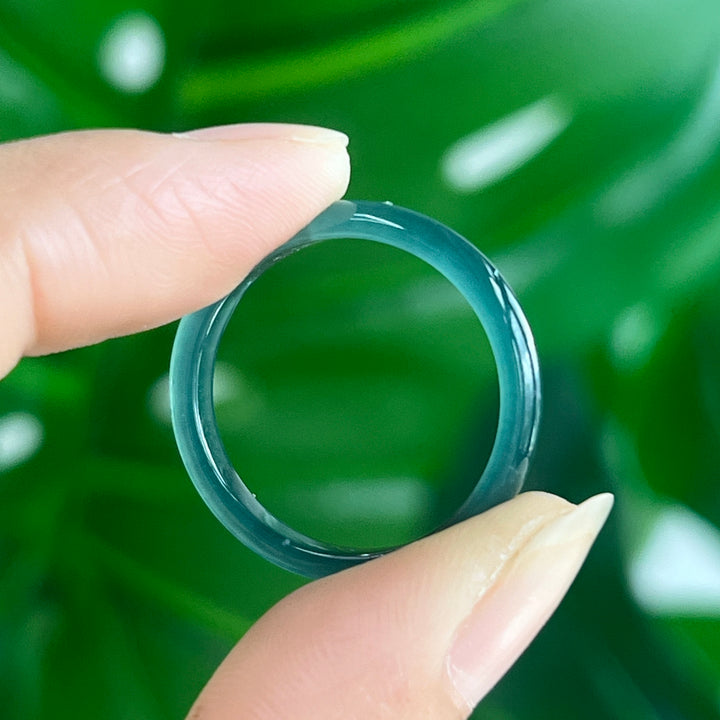 Jadeite Ring, S925,Non-Resizable