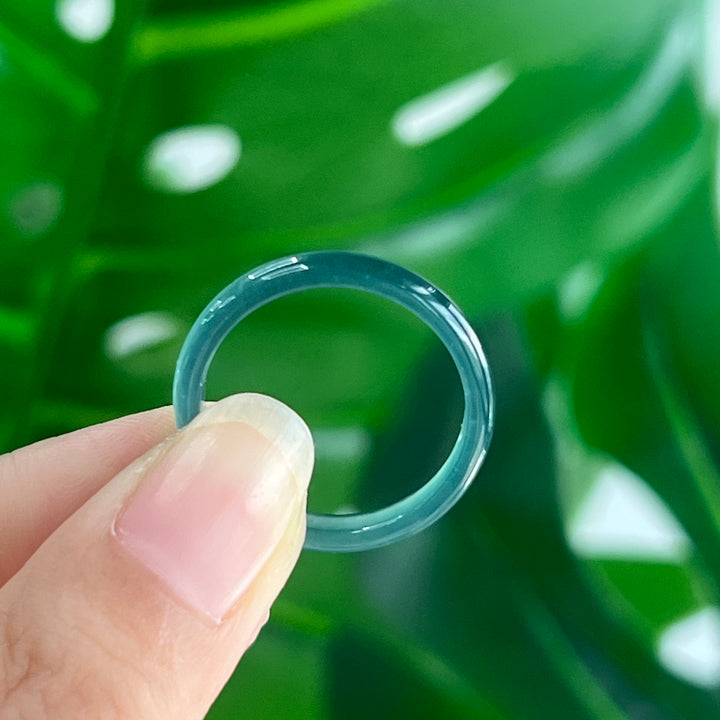 Jadeite Ring, S925,Non-Resizable