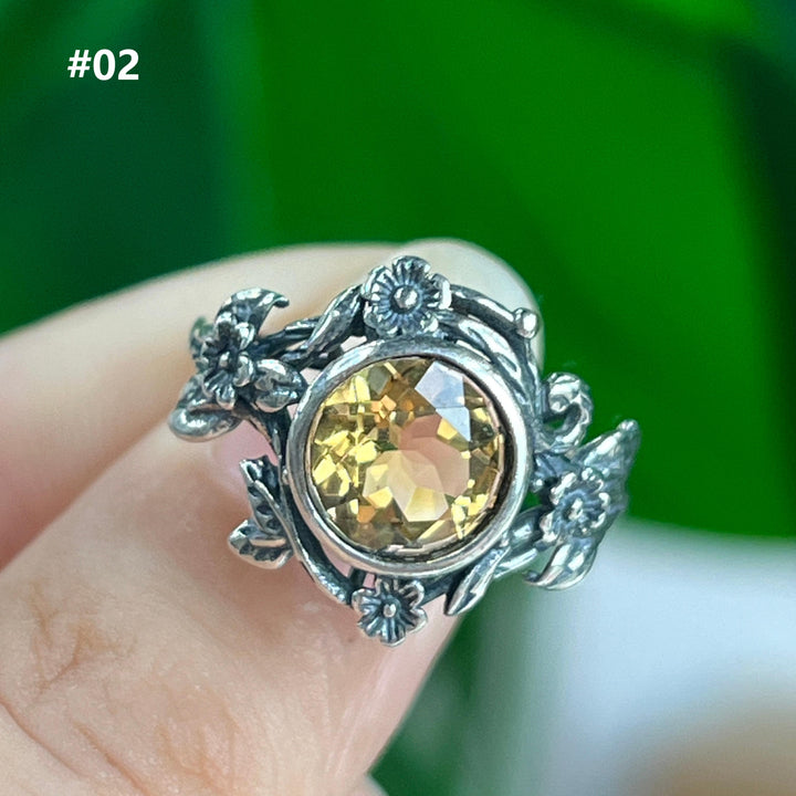 Citrine Ring,S925