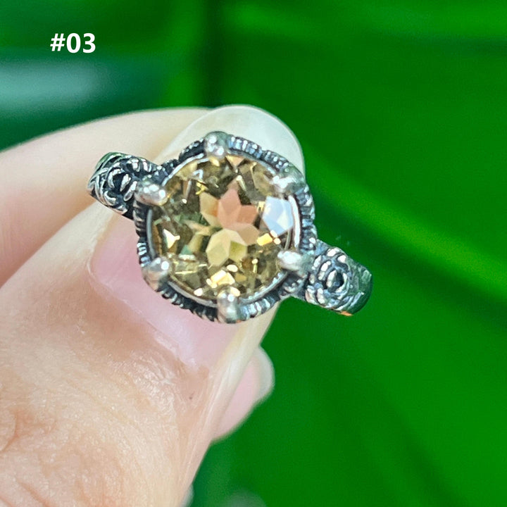 Citrine Ring,S925