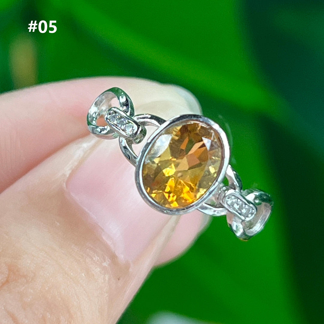 Citrine Ring,S925
