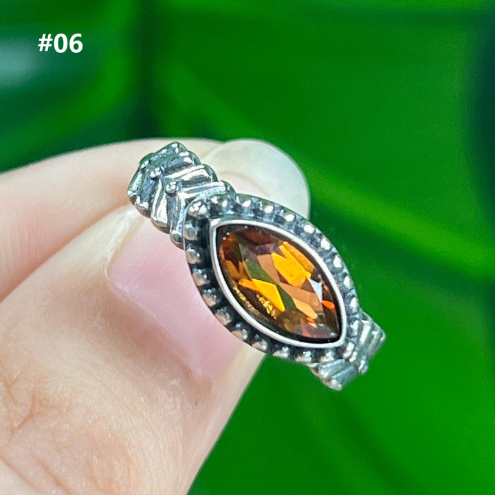 Citrine Ring,S925