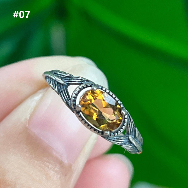 Citrine Ring,S925