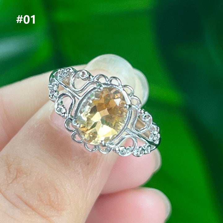 Elegant Gemstone Rings, S925