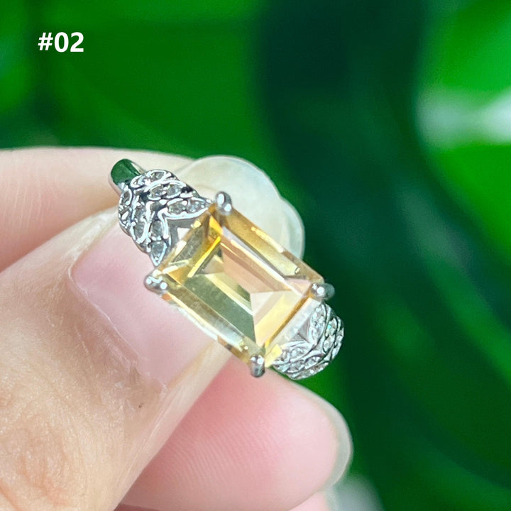 Elegant Gemstone Rings, S925