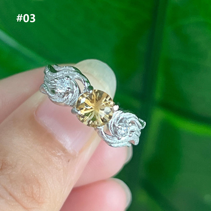 Elegant Gemstone Rings, S925