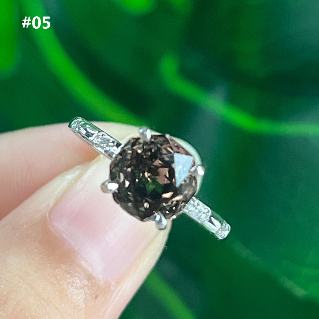 Elegant Gemstone Rings, S925