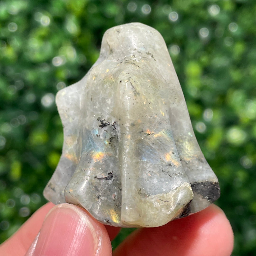 Labradorite Ghost Carving