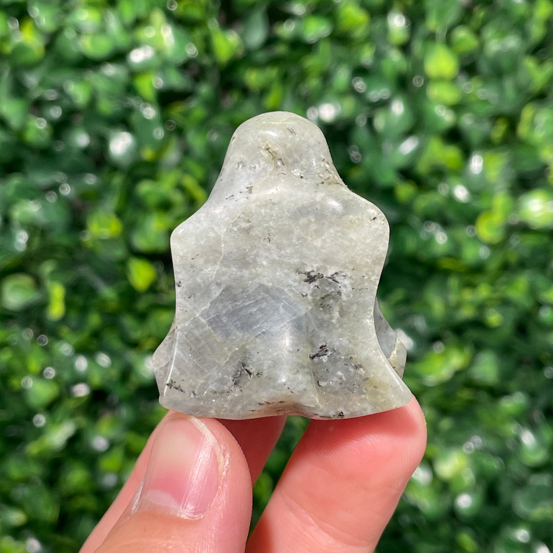 Labradorite Ghost Carving