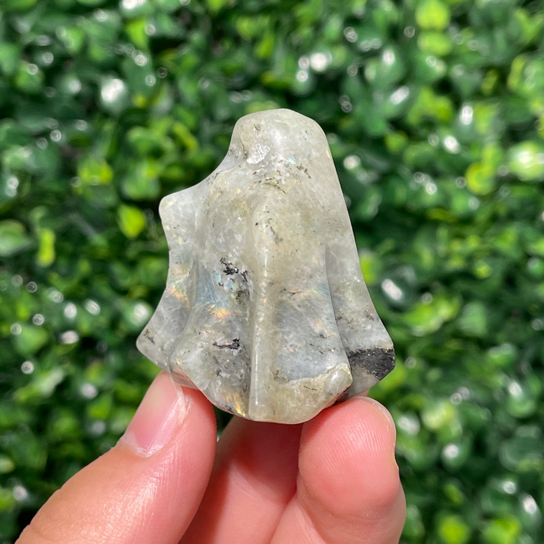 Labradorite Ghost Carving