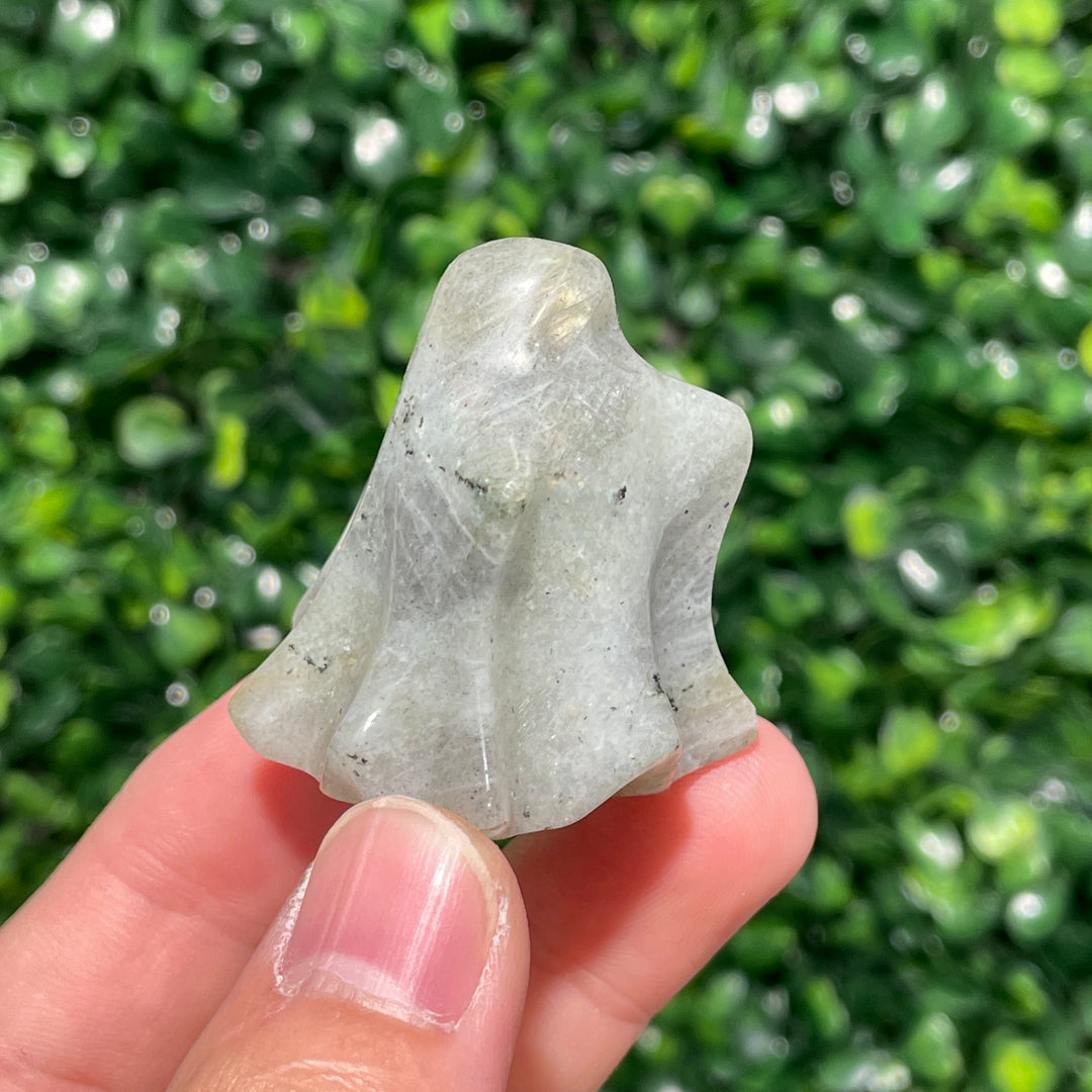 Labradorite Ghost Carving