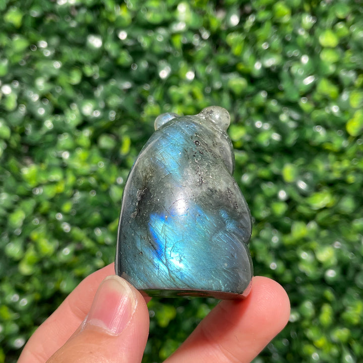 Labradorite Carving Panda