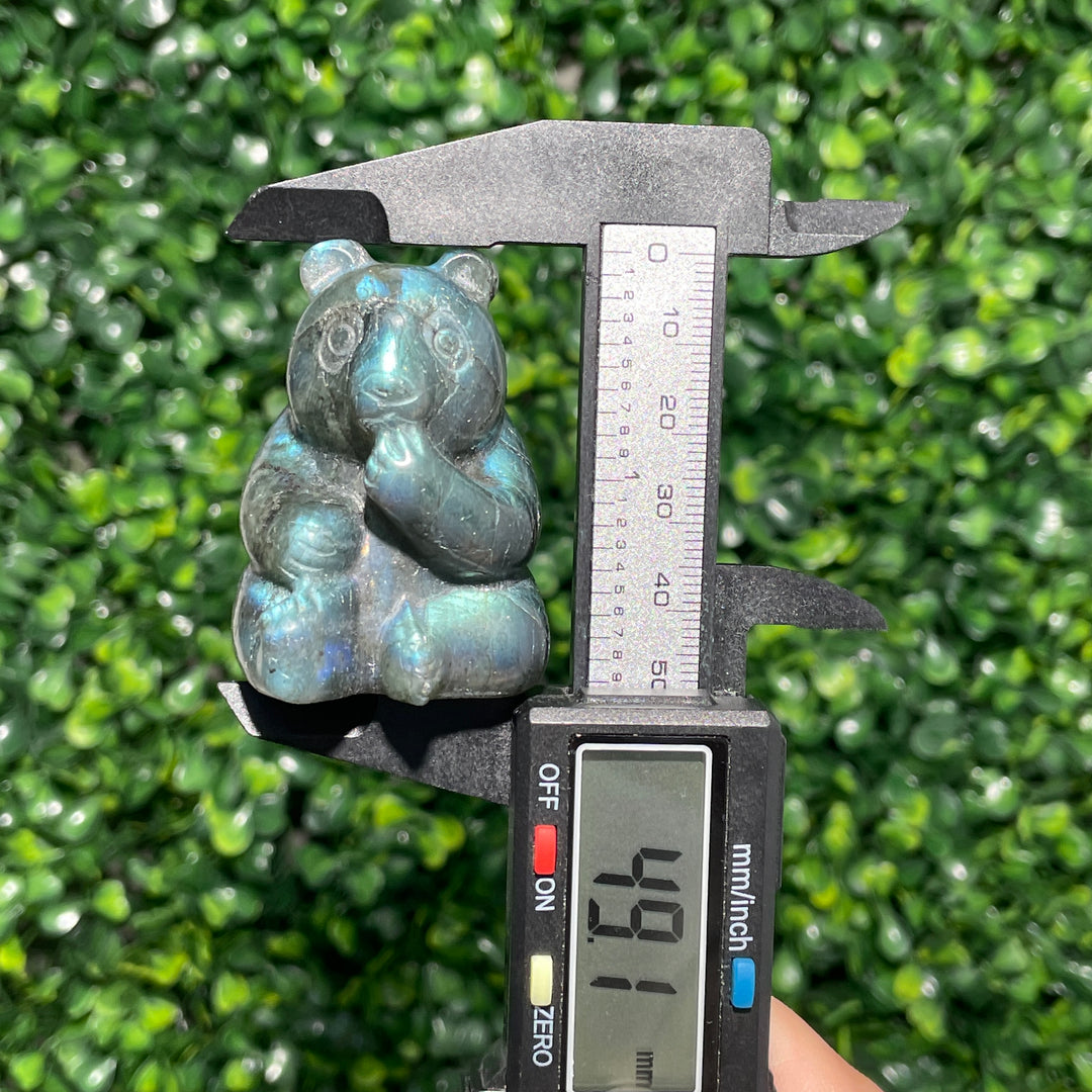 Labradorite Carving Panda