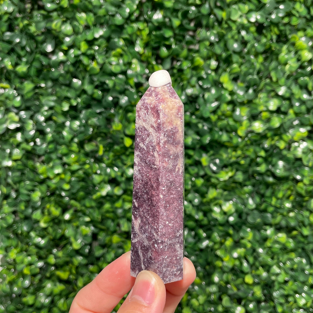 Lepidolite Point