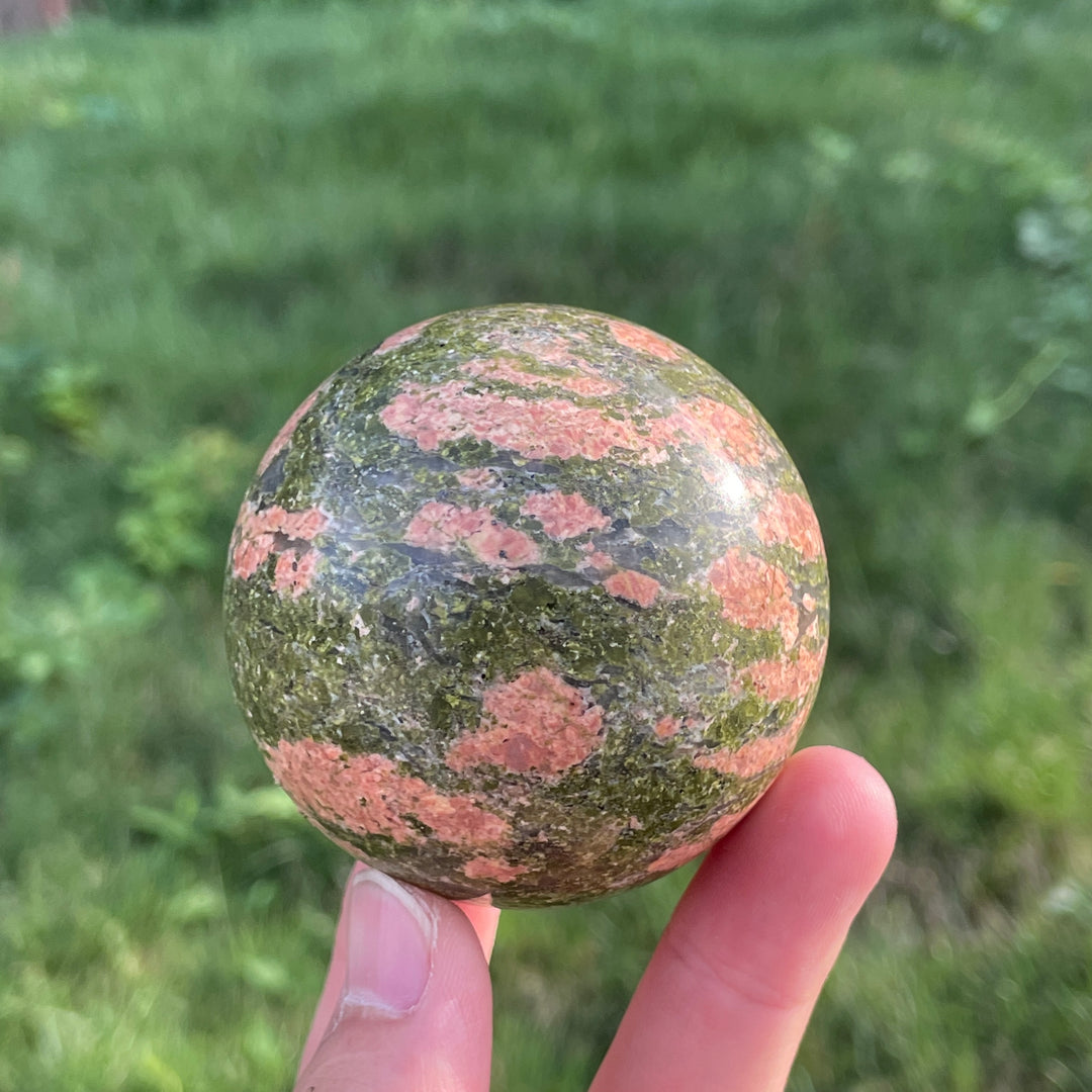 Natural Unakite Sphere
