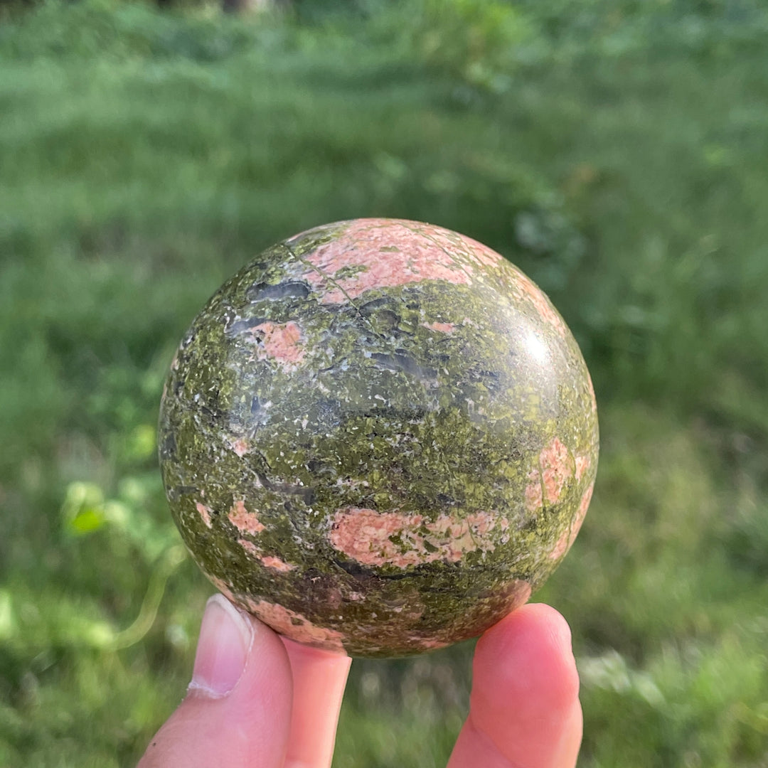 Natural Unakite Sphere