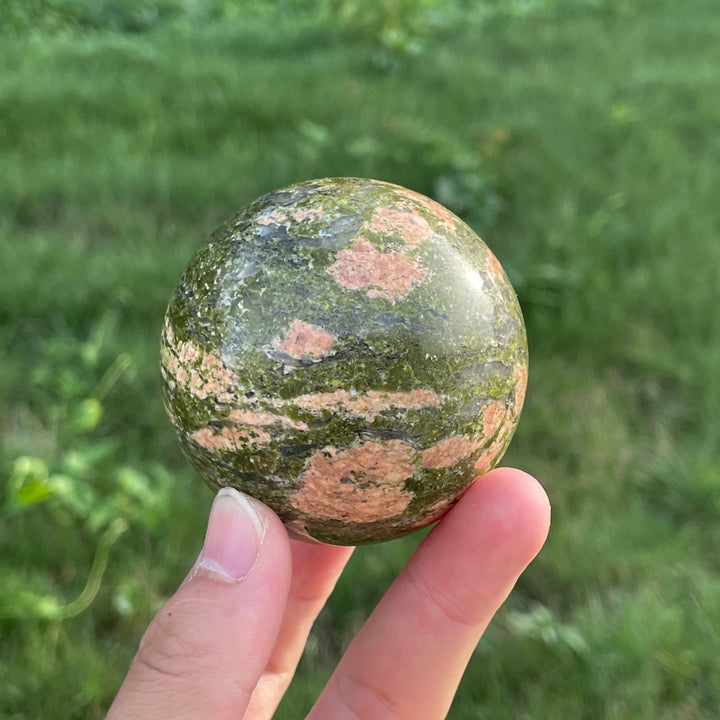 Natural Unakite Sphere