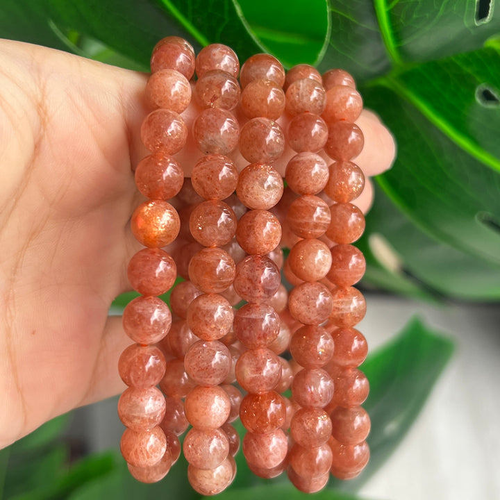 Sunstone Bracelet ,7.8mm-8.5mm