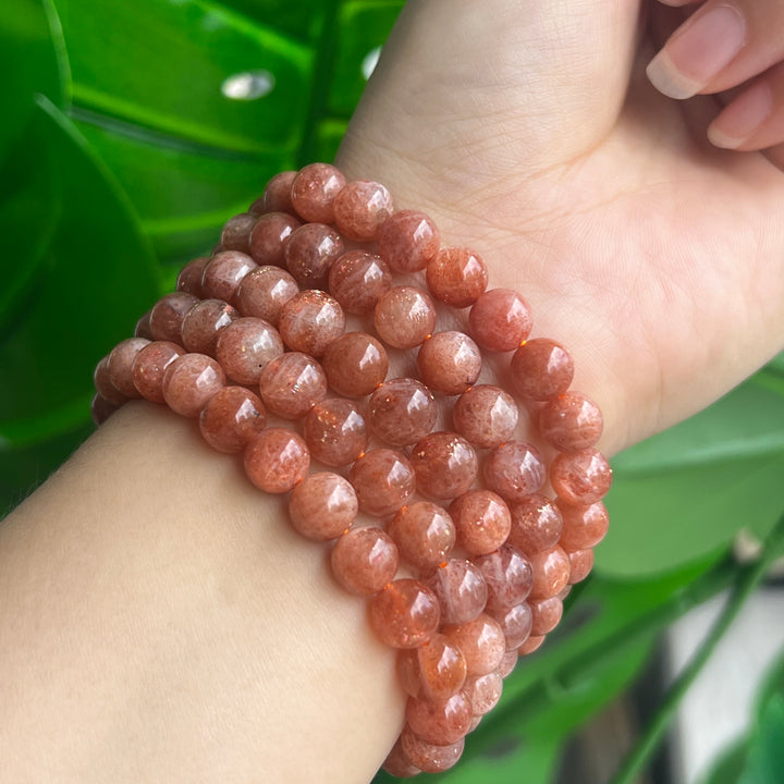 Sunstone Bracelet ,7.8mm-8.5mm