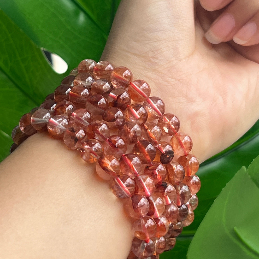 Fire Quartz Bracelet ,8.5mm-8.8mm