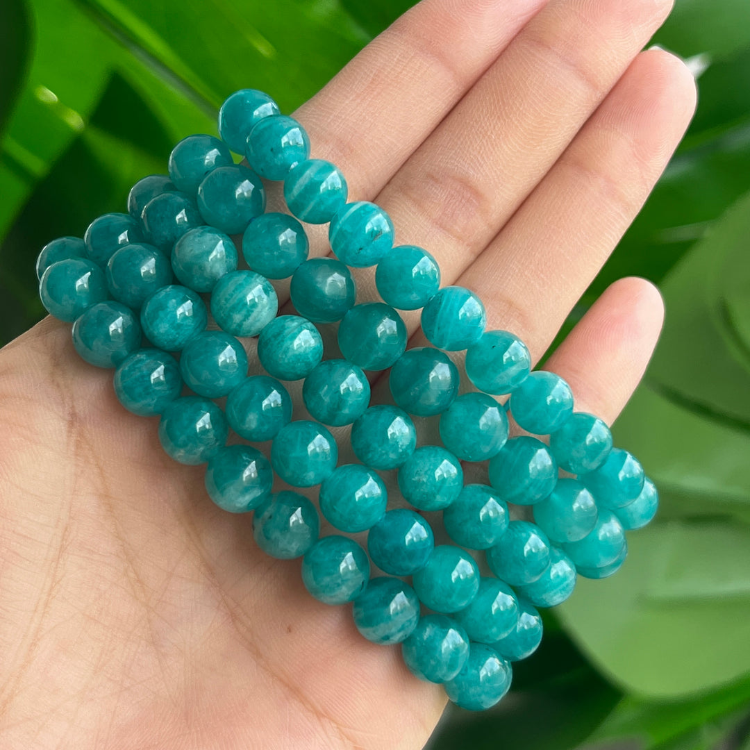 Amazonite Bracelet,7.8mm-8.8mm