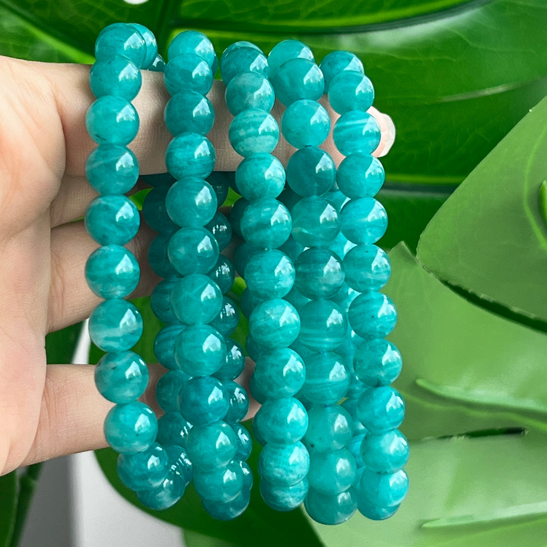 Amazonite Bracelet,7.8mm-8.8mm