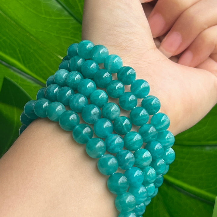 Amazonite Bracelet,7.8mm-8.8mm