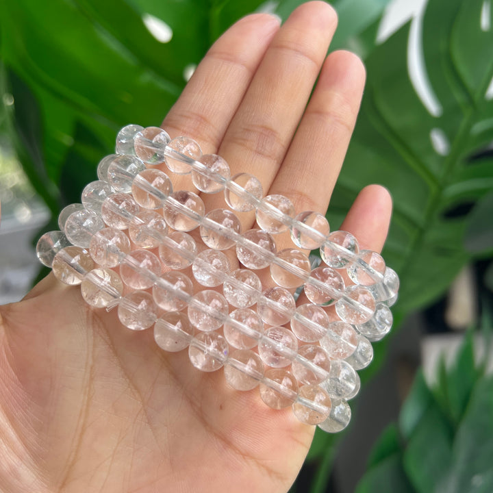 Herkimer Diamond Quartz Bracelet,8.4mm-9mm