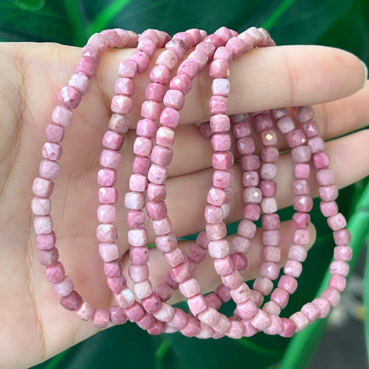 Rhodonite Bracelet 4mm-4.4mm