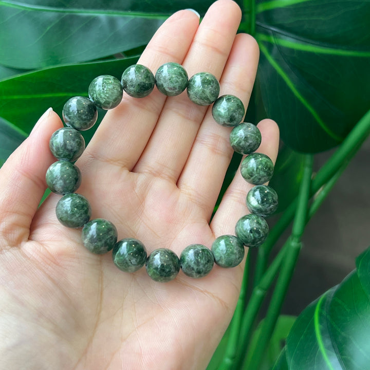 Diopside Bracelet 11.6mm-11.9mm