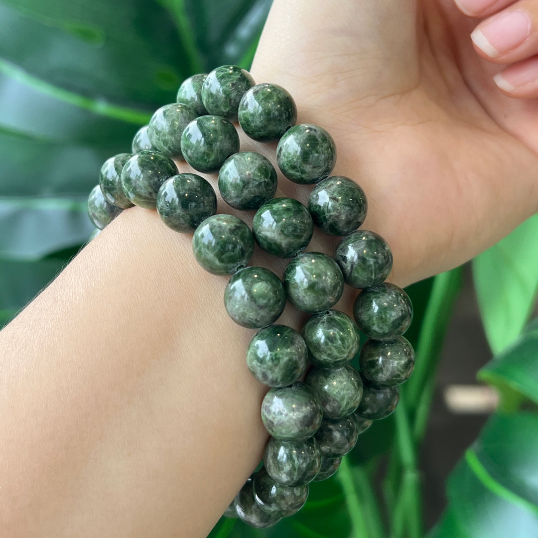 Diopside Bracelet 11.6mm-11.9mm