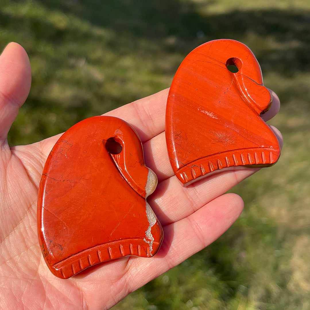 Natural Crystal Carving Christmas Hat