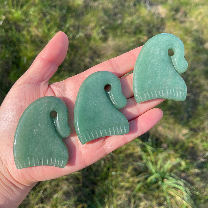 Natural Crystal Carving Christmas Hat