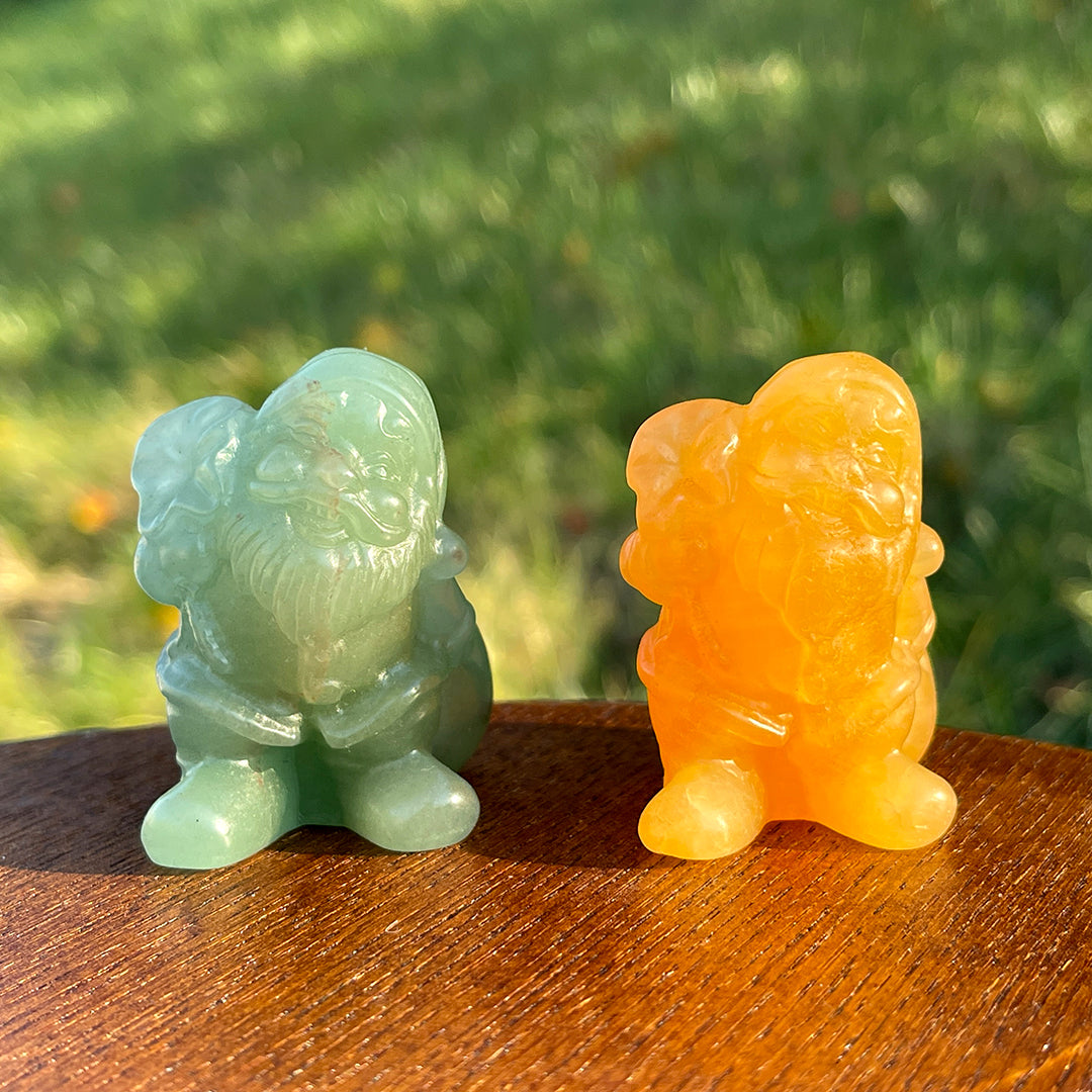 Natural Crystal Carving Santa Claus